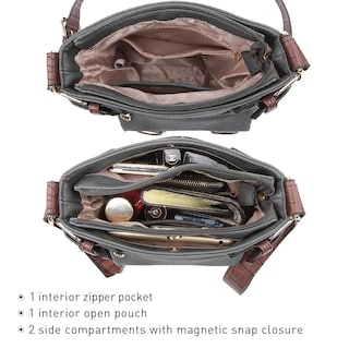 Foto 5 | Foto 5 | Bandolera Dasein Top De Piel Suave Con Cinturón Para Mujer - Venta Internacional.