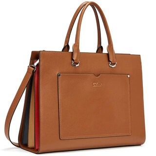 Foto 1 | Foto 1 | Maletín Cluci Leather Para Portátil De Mujer 15.6'' Marrón - Venta Internacional.