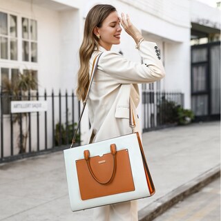 Foto 2 | Foto 2 | Maletín Cluci Leather Para Portátil De Mujer 15.6'' Marrón - Venta Internacional.