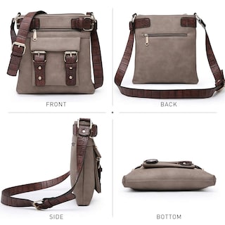 Foto 4 | Foto 4 | Bandolera Dasein Top De Piel Suave Con Cinturón Para Mujer - Venta Internacional.