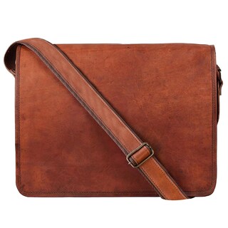 Foto 1 | Foto 1 | Bandolera De Piel Para Portátil Rustic Town Vintage De 15 Pulgadas - Venta Internacional.