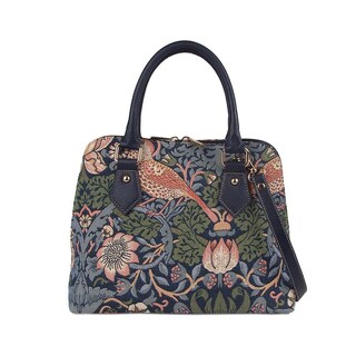 Foto 1 | Foto 1 | Bolso Signare William Morris Lienzo/tapiz Convertible Azul - Venta Internacional.