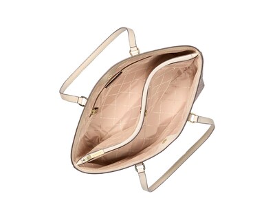 Foto 2 | Foto 2 | Bolsa Michael Kors Jet Set Large Signature Logo Tote Bag 35s4g6ht9b Color Blanco