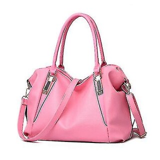 Foto 1 | Foto 1 | Bolso De Mano Huoguo Para Mujer Clásico Casual A La Moda De Piel Sintética Rosa - Venta Internacional.