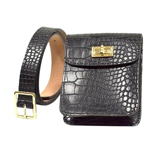 Foto 1 | Foto 1 | Bolso De Hombro Huoguo Unisex Moderno De Piel Con Doble Cremallera - Venta Internacional.