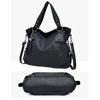 Foto 4 | Foto 4 | Bolso Huoguo De Un Solo Hombro De Gran Capacidad Messenger Negro - Venta Internacional.