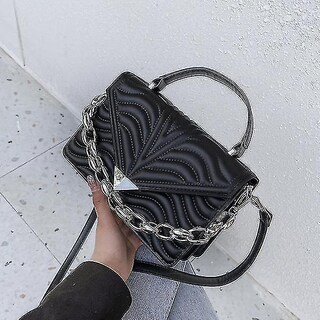 Foto 1 | Foto 1 | Bolso Huoguo Para Mujer Bolso De Hombro De Diseñador De Lujo Negro - Venta Internacional.