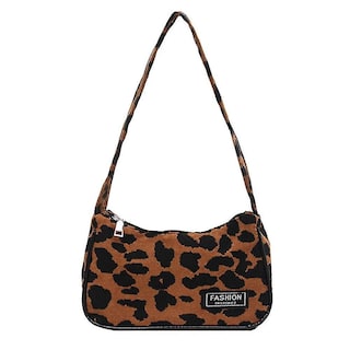 Foto 1 | Foto 1 | Bolsos De Hombro Estilo Vintage Leopardo De Lona Casual Para Mujer - Venta Internacional.