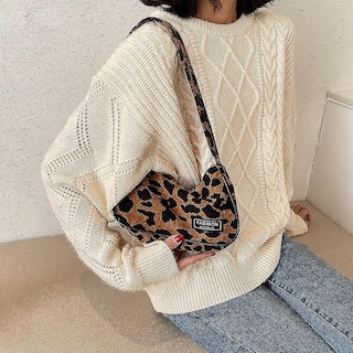 Foto 3 | Foto 3 | Bolsos De Hombro Estilo Vintage Leopardo De Lona Casual Para Mujer - Venta Internacional.