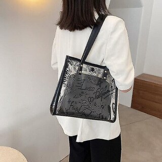 Foto 1 | Foto 1 | Bolso Huoguo Summer Bolsa De Gelatina Transparente De Gran Capacidad - Venta Internacional.