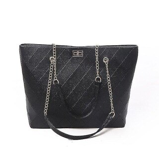 Foto 1 | Foto 1 | Bolsos De Hombro De Cuero Para Mujer Huoguo Negros 45 X 12 X 30 Cm - Venta Internacional.