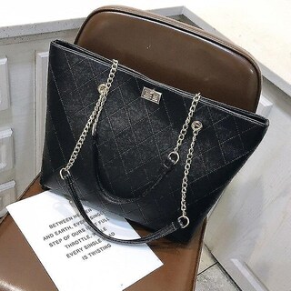 Foto 4 | Foto 4 | Bolsos De Hombro De Cuero Para Mujer Huoguo Negros 45 X 12 X 30 Cm - Venta Internacional.