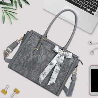 Foto 7 | Foto 7 | Bolsa Para Portátil Mosiso De Piel Sintética De 15.6 A 16 Pulgadas Para Mujer Gris - Venta Internacional.