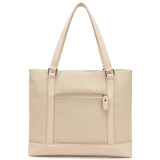 Foto 6 | Foto 6 | Bolsa Para Portátil Barsine Teacher Canvas Tote 15.6 - Venta Internacional.