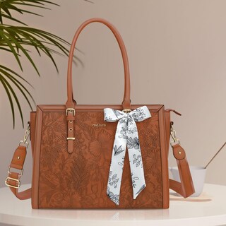 Foto 5 | Foto 5 | Bolsa Mosiso Para Portátil Piel Sintética 15.6 A 16 Pulgadas Para Mujer Color Marrón - Venta Internacional.