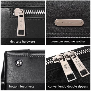 Foto 6 | Foto 6 | Bolsa Para Portátil Cluci De Piel Para Mujer De 15.6 Pulgadas Con Gran Capacidad - Venta Internacional.