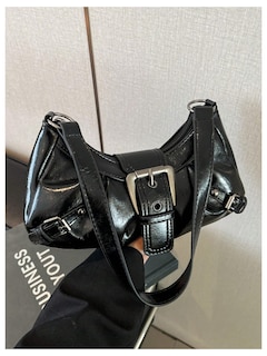 Foto 2 | Foto 2 | Bolso De Hombro Verdusa Y2k Con Hebilla Gótica Punk Hobo - Venta Internacional.