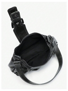 Foto 5 | Foto 5 | Bolso Verdusa Y2k Monedero Goth Hebilla Punk Hobo Gris Oscuro - Venta Internacional.