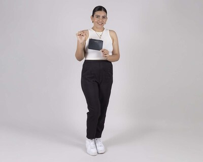 Foto 8 | Foto 8 | Monedero Gorett Romina Negro para Mujer