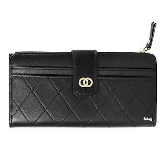 Foto 1 | Foto 1 | Cartera Belug Larga De Cuero Para Mujer Negro