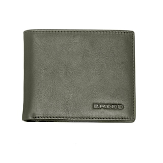 Foto 1 | Foto 1 | Billetera Breed Locke De Piel Auténtica Con Doble Pliegue Color Oliva - Venta Internacional.