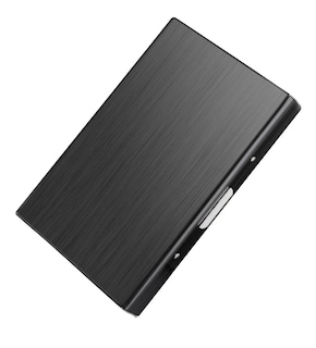 Foto 1 | Foto 1 | Tarjetero de Acero Inoxidable Porta Tarjetas color Negro