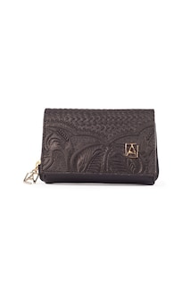 Foto 1 | Foto 1 | Cartera A Ángelozano Kate color Negro de Piel Grababa