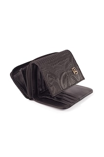 Foto 3 | Foto 3 | Cartera A Ángelozano Kate color Negro de Piel Grababa