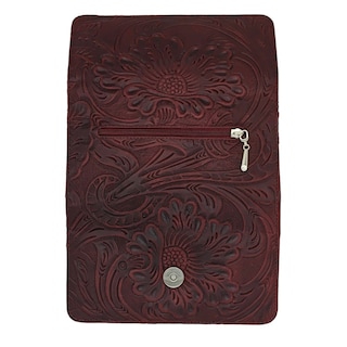 Foto 3 | Foto 3 | Cartera En Piel Vacuno Cincelada Fana Fanny Vino