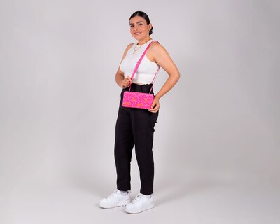 Foto 8 | Foto 8 | Cartera Gorett Rosa para Mujer