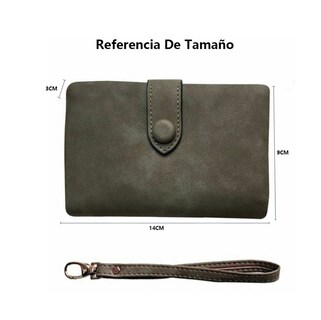 Foto 1 | Foto 1 | Cartera De Pu Cuero Verde Olivo