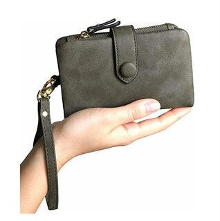 Foto 2 | Foto 2 | Cartera De Pu Cuero Verde Olivo