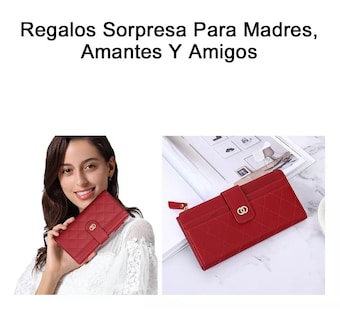 Foto 4 | Foto 4 | Cartera Larga Belug Roja para Mujer
