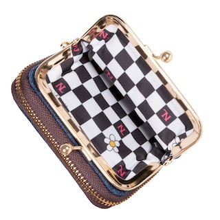 Foto 4 | Foto 4 | Monedero C/tarjetero Nicole Lee Mezclilla Print Family