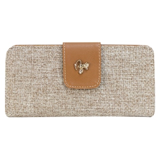 Foto 1 | Foto 1 | Cartera Para Dama Arena Yute Camel Textil/sintetico Est.10 Nueva Imagen