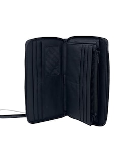 Foto 4 | Foto 4 | Cartera Steve Madden Negro Con Correa De Muñeca y Letras Grabadas