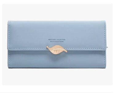 Foto 1 | Foto 1 | Cartera Para Mujer Gran Capacidad Billetera Con Tarjetero Azul Xtellar