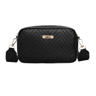 Foto 1 | Foto 1 | Bolso De Hombro Casual Con Diseño De Ondas Para Mujer Lab.g, Negro