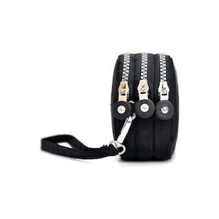 Foto 5 | Foto 5 | Bolsa Mano Cartera Tres Capas Organizador Monedero Mujer Lab.g Negro