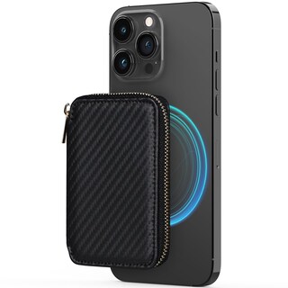 Foto 1 | Foto 1 | Cartera Magnética Compatible Con Lohasic Y Mag-safe Para Iphone, Color Negro - Venta Internacional.