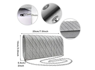 Foto 3 | Foto 3 | Elegante Bolsa De Mano Xtellar Para Noche De Fiesta Con Detalle De Cadena