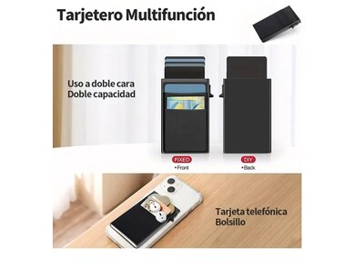 Foto 5 | Foto 5 | Cartera Tarjetero Xtellar Pop Out Deluxe Con Seguridad Rfid Antirrobo