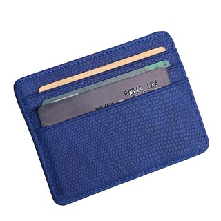 Foto 2 | Foto 2 | Tarjetero Huoguo Fashion Para Mujer Estampado De Lichi Azul - Venta Internacional.