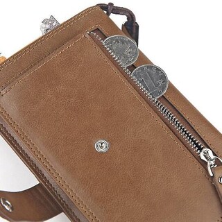 Foto 4 | Foto 4 | Cartera Huoguo Multifuncional De Longitud Media Gris Suave Con Correa - Venta Internacional.