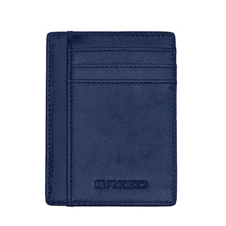 Foto 1 | Foto 1 | Bolsillo Frontal De Piel Auténtica Wallet Breed Chase Azul Marino - Venta Internacional.