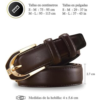 Foto 4 | Foto 4 | Cinturón Vedicci Café para Mujer