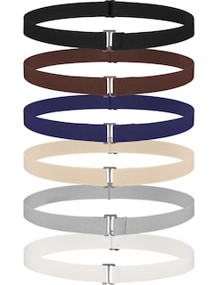 Foto 1 | Foto 1 | Cinturones Elásticos Satinior Multicolor para Mujer 6 Piezas - Venta Internacional