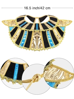 Foto 3 | Foto 3 | Set De Accesorios Para Disfraces Satinior Egyptian Para Adolescentes Y Adultos - Venta Internacional.