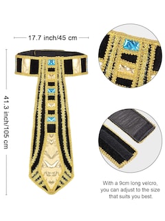 Foto 6 | Foto 6 | Set De Accesorios Para Disfraces Satinior Egyptian Para Adolescentes Y Adultos - Venta Internacional.
