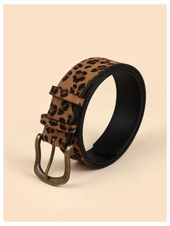 Foto 4 | Foto 4 | Cinturón Verdusa De Piel Sintética De Leopardo Para Mujer, Color Marrón - Venta Internacional.